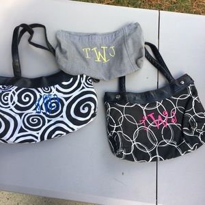 Thirty-one purses with tWj monogram